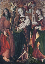 Jungfru och barn med de heliga Andreas och Barbara, ca 1510